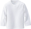 ホワイト:ベビーロングTシャツ