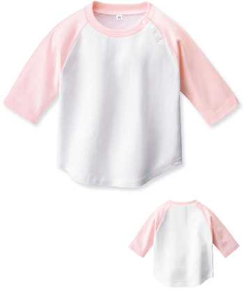 ベビーラグランベースボールTシャツ
