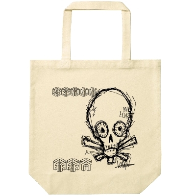 エコバッグM　skull