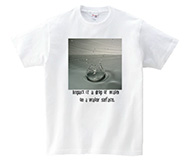 water drop | フォトTシャツ