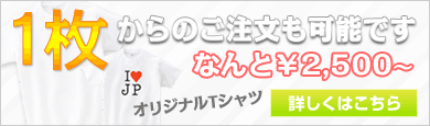 オリジナルTシャツ 1枚から