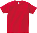 レッド：メンズTシャツ定番（085-CVT）