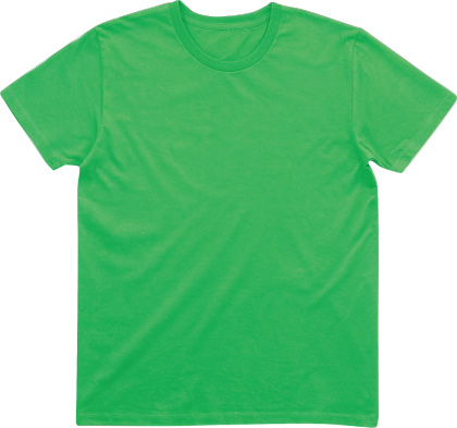 アップルグリーン:スタイリッシュTシャツ