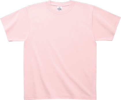 ライトピンク:スーパーヘビーTシャツ