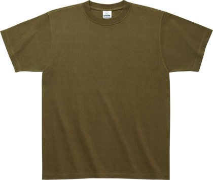 オリーブ:スーパーヘビーTシャツ