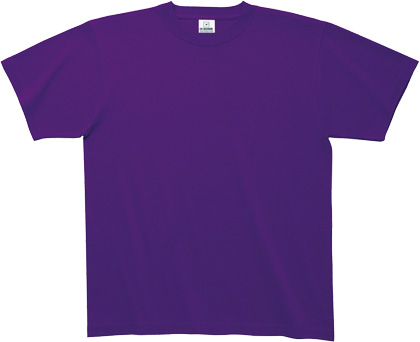 パープル:スーパーヘビーTシャツ
