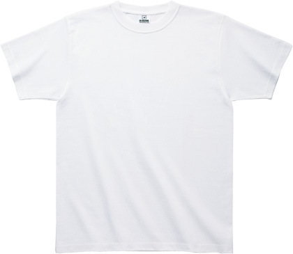 ホワイト:スーパーヘビーTシャツ