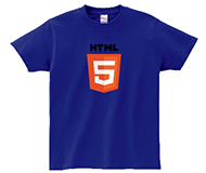 HTML5Tシャツ(MARK + WORDMARK)