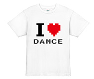 アイラブTシャツ　I LOVE DANCE